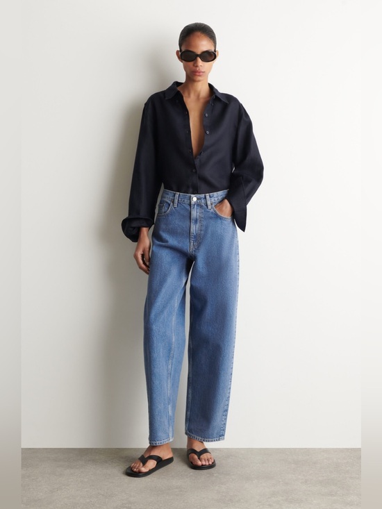 COS Denim - COS BAY BARREL-LEG JEANS size 27